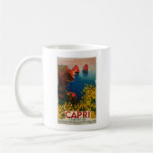Vintag Capri L'Isola del Sole Italien Kaffeetasse (Links)