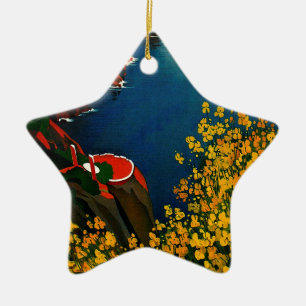 Vintag Capri L'Isola del Sole Italien Keramik Ornament