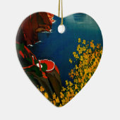 Vintag Capri L'Isola del Sole Italien Keramikornament (Rechts)