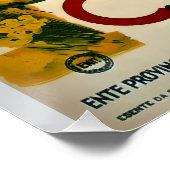 Vintag Capri L'Isola del Sole Italien Poster (Ecke)