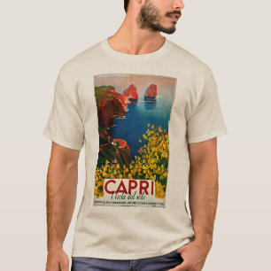 Vintag Capri L'Isola del Sole Italien T-Shirt