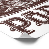 Vintag Captain Pops Personalisiert Pirate Pontoon Poster (Ecke)