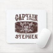 Vintag Captain Stephen Personalisiert Pirate Ponto Mousepad (Mit Mouse)