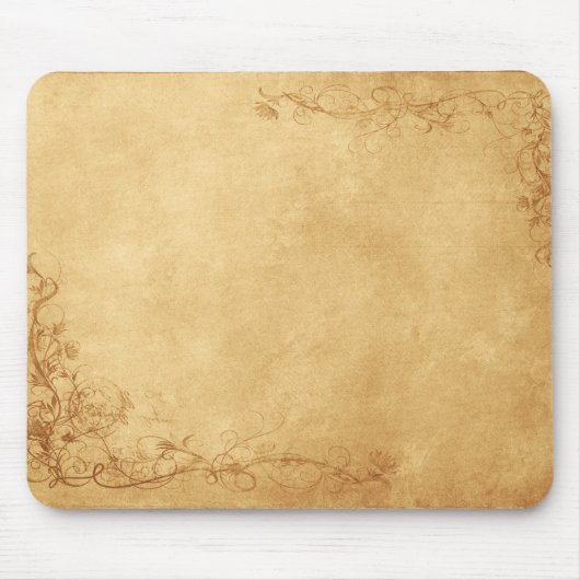 Vintag Caramel Brown Mousepad (Vorne)