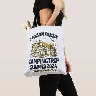 Vintag Caravan Family Wiedersehen Camping Trip Tasche