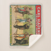 Vintag Carl Hagenbeck Circus Poster Sherpadecke (Vorderseite)