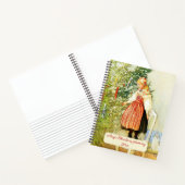 Vintag Carl Larsson Swedish Art Folk Christmas Notizblock (Innenseite)