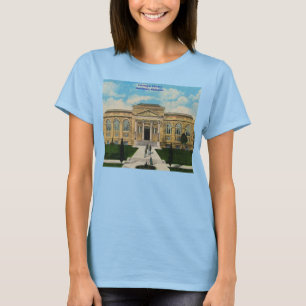 Vintag Carnegie Library Anniston Alabama Womens T-Shirt