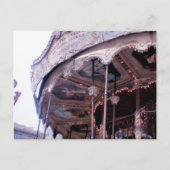 Vintag Carousel Postacrd Postkarte (Vorderseite)