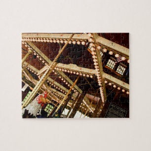 Vintag Carousel Rooster Puzzle