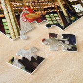 Vintag Carousel Rooster Puzzle (Seite)