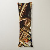 Vintag Carousel Rooster Seitenschläferkissen (Vorderseite Vertikal)