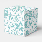 Vintag Carriage Baby Dusche Niedlich Blue Boy Geschenkschachtel (Rückseite)