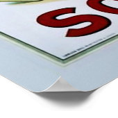 Vintag Cashmere Soap Poster (Ecke)