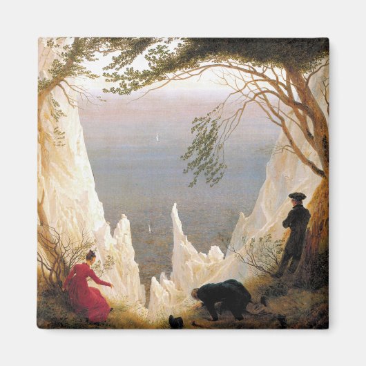 Vintag Caspar Friedrich Chalk Cliffs at Ruegen Magnet (Vorne)
