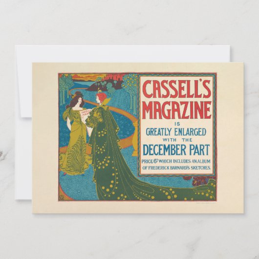 Vintag Cassellmagazin Dezember 1896 (Vorderseite)