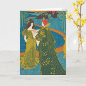 Vintag Cassellmagazin Dezember 1896 Karte (Gelbe Blume)