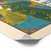 Vintag Cassellmagazin Dezember 1896 Poster (Ecke)