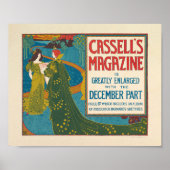 Vintag Cassellmagazin Dezember 1896 Poster (Vorne)