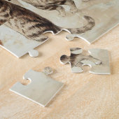 Vintag Cat Christmas Carol Louis Wain Art Puzzle (Seite)