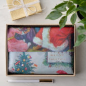 Vintag Cat Christmas, Louis Wain Seidenpapier (Geschenk)