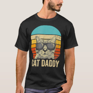Vintag Cat Daddy Funny Cat Lover Geschenk Katze Va T-Shirt