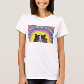 Vintag Cat Show Postcard Louis Wain Illustration T-Shirt