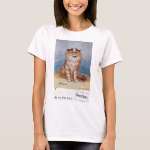 Vintag Cat Show Postcard Louis Wain Illustration T-Shirt