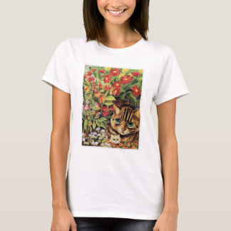 Vintag Cat Show Postcard Louis Wain Illustration T-Shirt