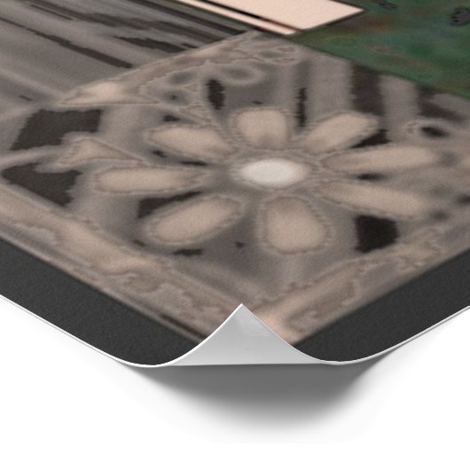 Vintag Cat Tango Poster (Ecke)