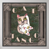 Vintag Cat Tango Poster (Vorne)