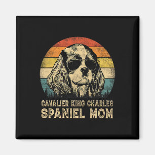 Vintag Cavalier King Charles Spaniel Mama Dog Moth Magnet