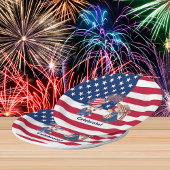 Vintag Celebrate American Flag Paper Teller