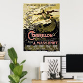 Vintag Cendrillon Aschenputtel Französische Oper P Poster (Heimbüro)
