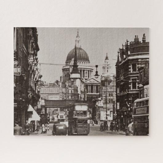 Vintag Central London Street Puzzle (Horizontal)