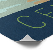 Vintag Central Park Travel Poster (Ecke)