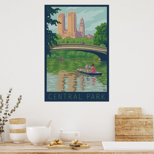 Vintag Central Park Travel Poster (Küche)