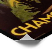 Vintag Chamonix-Martigny Travel Poster (Ecke)