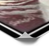 Vintag Chamonix, Mont-Blanc, Frankreich - Poster (Ecke)