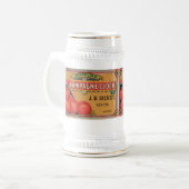 Vintag Champagne Cider Stein Bierglas (Vorderseite Links)