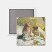 Vintag Charles Burton Barber Suspense Magnet (Vorderseite/Rückseite)