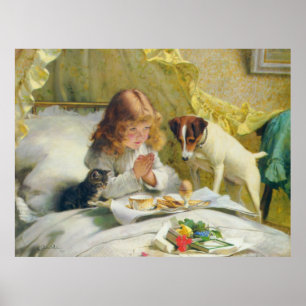 Vintag Charles Burton Barber Suspense Poster