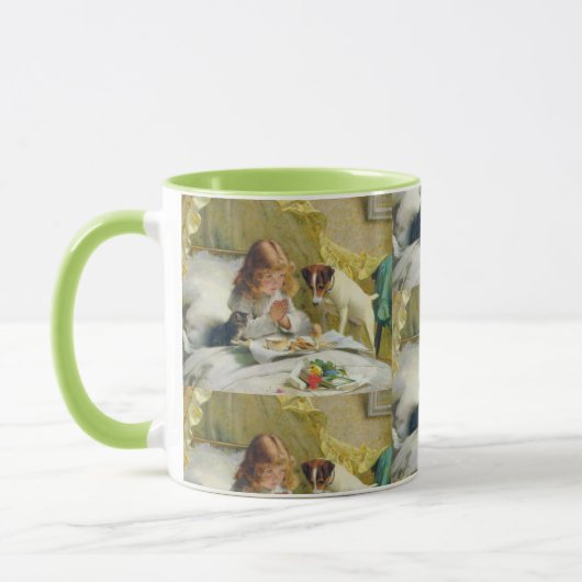 Vintag Charles Burton Barber Suspense Tasse (Links)