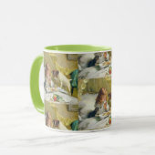 Vintag Charles Burton Barber Suspense Tasse (Vorderseite Links)