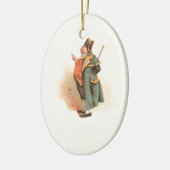 Vintag Charles Dickens Oliver Drehung Hummel Keramikornament (Links)