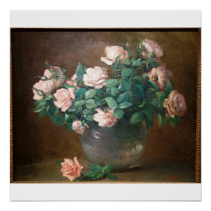 Vintag Charles Ethan Porter Rose Poster