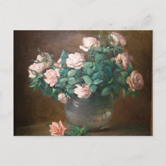 Vintag Charles Ethan Porter Rose Postkarte (Vorderseite)