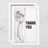 Vintag Charles Rennie Mackintosh Dankeskarte (Vorne/Hinten)