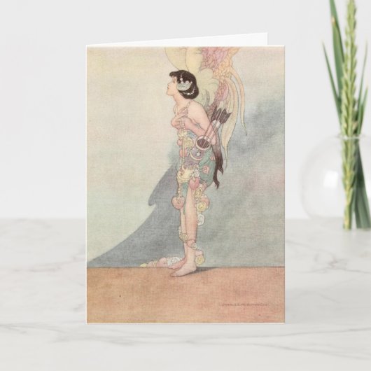 Vintag Charles Robinson Der glückliche Prinz Karte (Vorderseite)