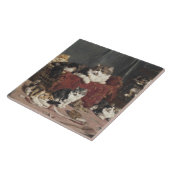 Vintag Charles Van den Eycken Playtime Fliese (Seite)